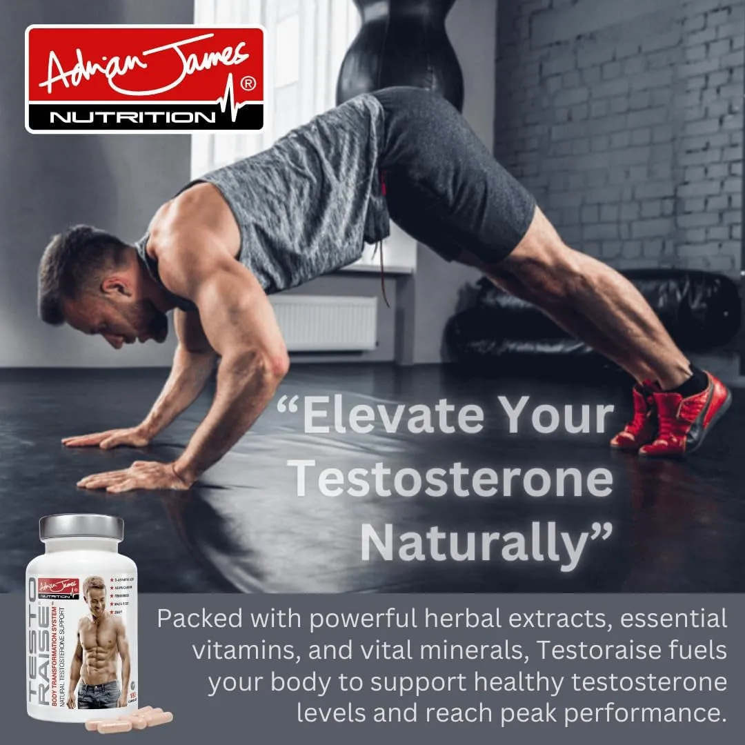 - Testoraise Testosterone Supplements for Men, Premium Grade Testosterone Booster with Ashwagandha, Maca Root, Fenugreek, Magnesium, Zinc, Boron, Vitamin D3 & E, 180 Capsules