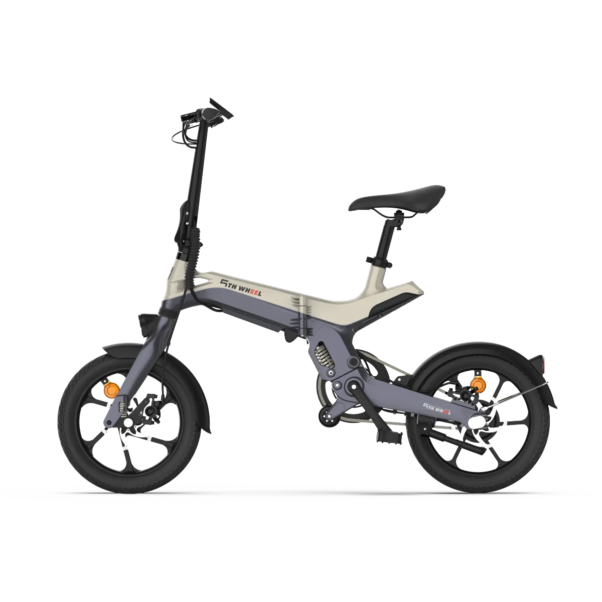 5th Wheel Tide 1 Innovative 2-in-1 Versatile Folding eBike