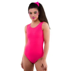 80s Leotard Neon Fancy Dress Halloween Workout Bodysuit