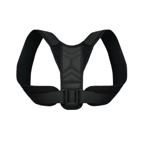 Anyfit Black Corrector Belt Large Back Posture Adjustable Neck Brace Training Equipment Shoulder Support Correction Belt