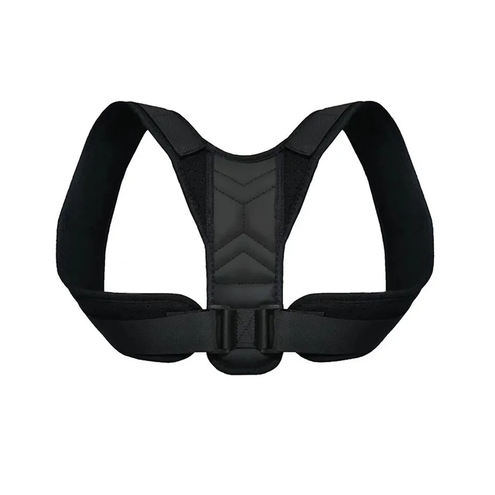 Anyfit Black Corrector Belt XL Back Posture Adjustable Neck Brace Training Equipment Shoulder Support Correction Belt