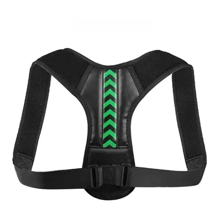 Anyfit Green Corrector Belt Large Back Posture Adjustable Neck Brace Training Equipment Shoulder Support Correction Belt