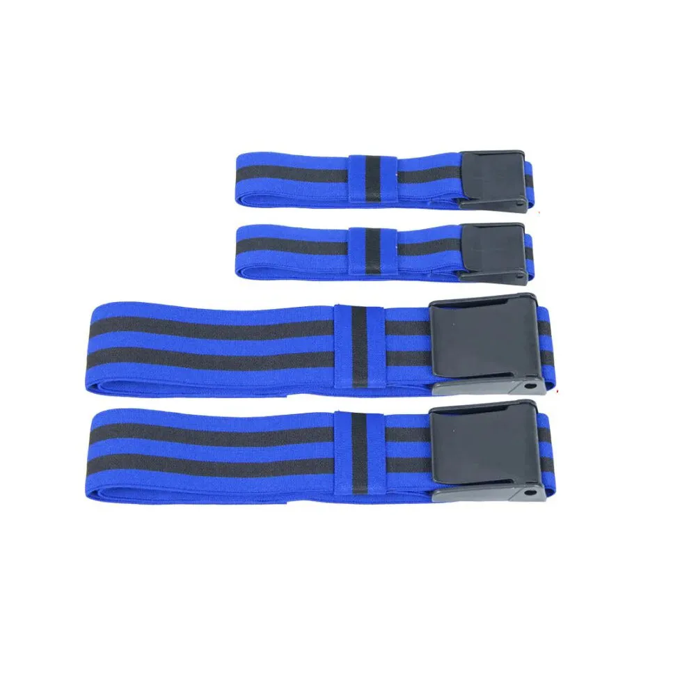 Anyfit Resistance Band Blue Set Fitness Bands Weight Bodybuilding Arm Leg Wraps Fast Muscle Growth Gym Equipment