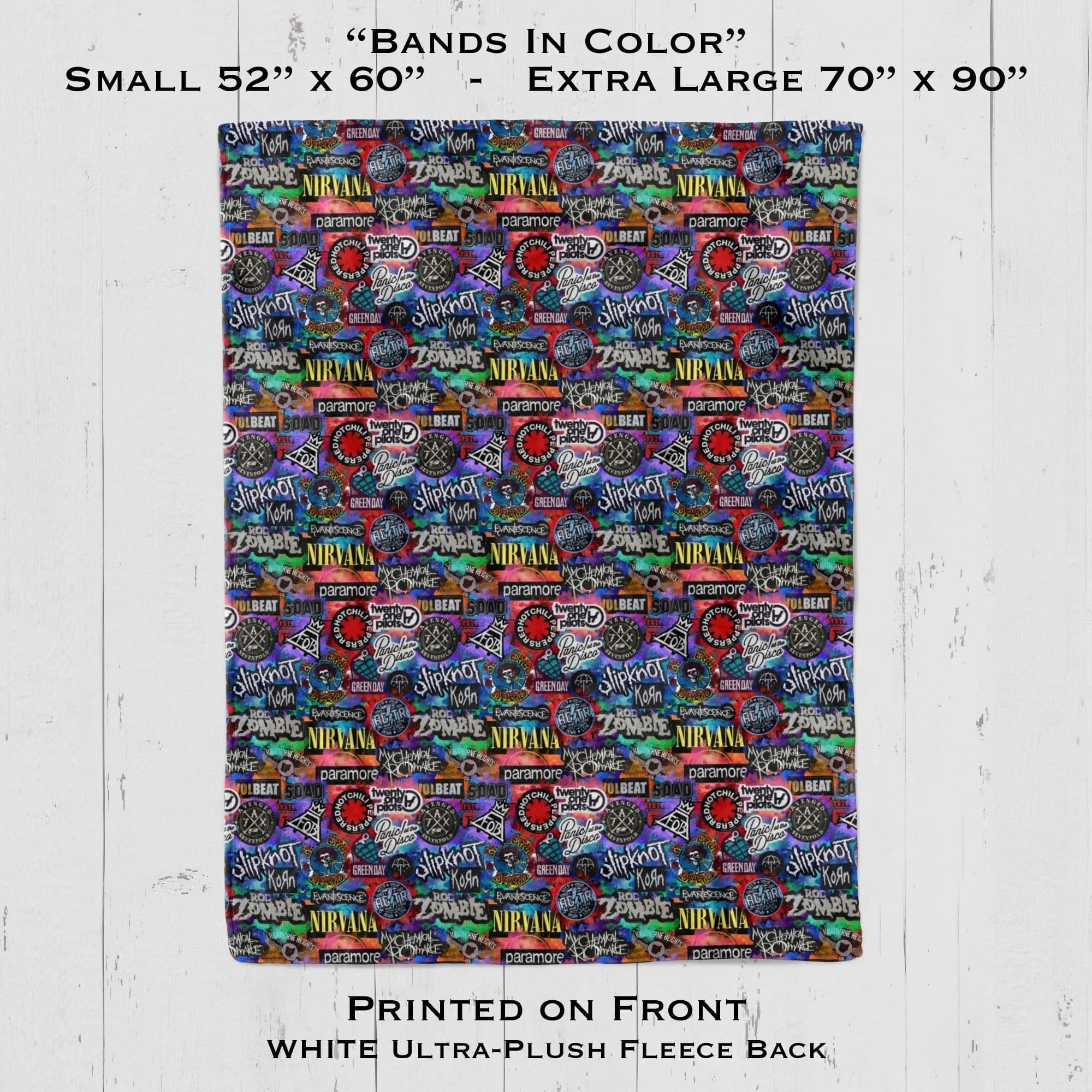 Bands in Color - Blanket