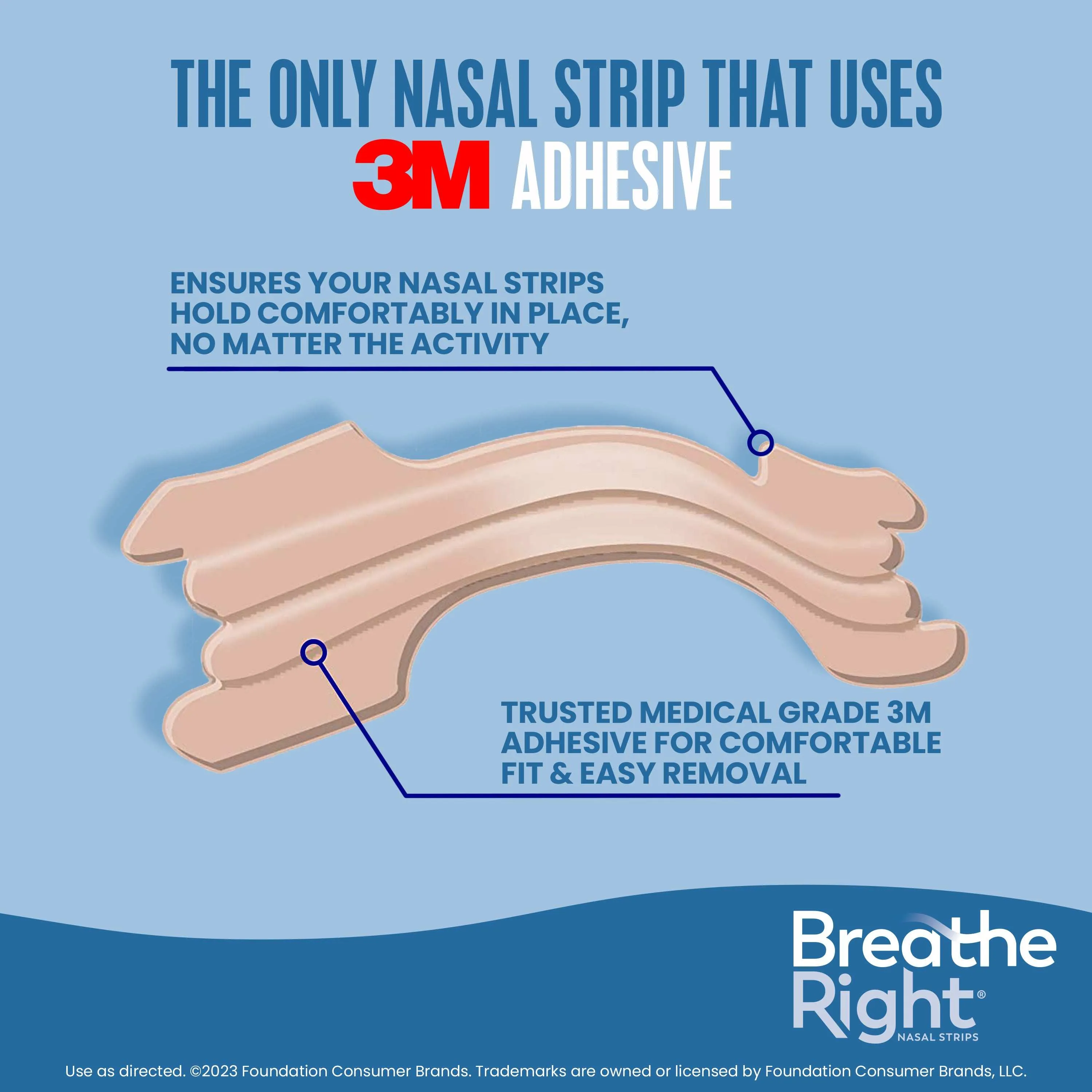 Breathe Right Original Tan Nasal Strips Small/ Medium