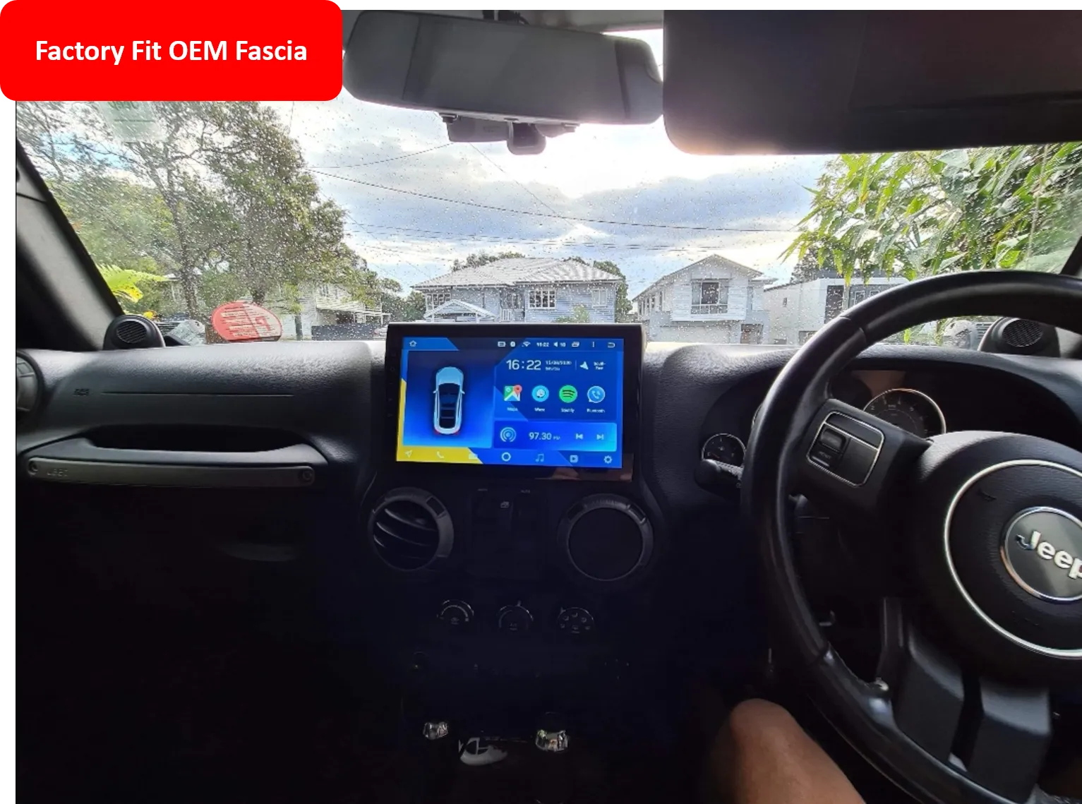 Car Dealz Premium Advanced 4G Data Model 10.2" Android 12.0 For Honda BRV 2015 - 2019 In Dash Plus OEM Fascia