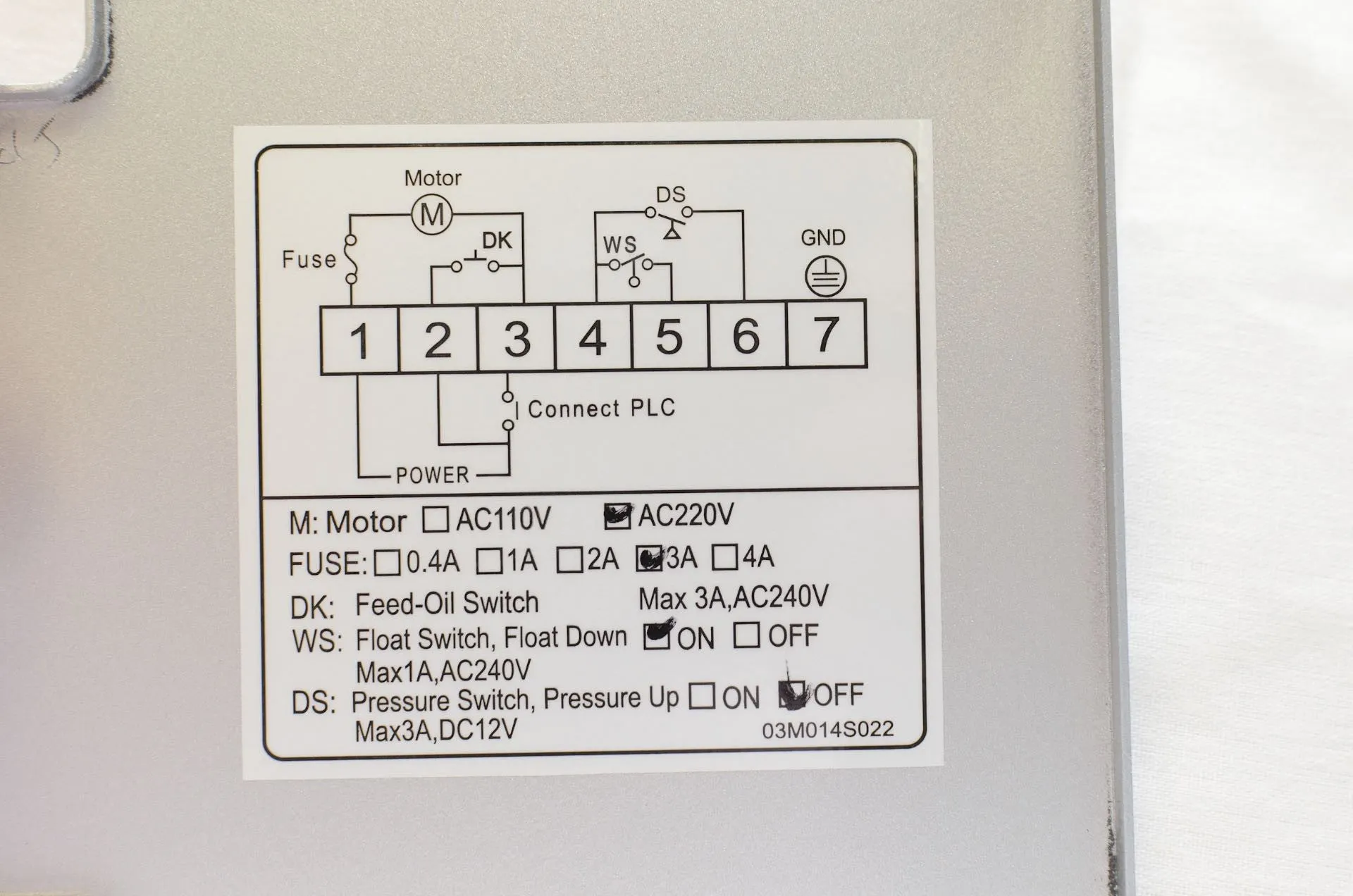 CEN01 Electric Lubricator 220VAC Lubrication Unit for PLC Control, 3L Tank