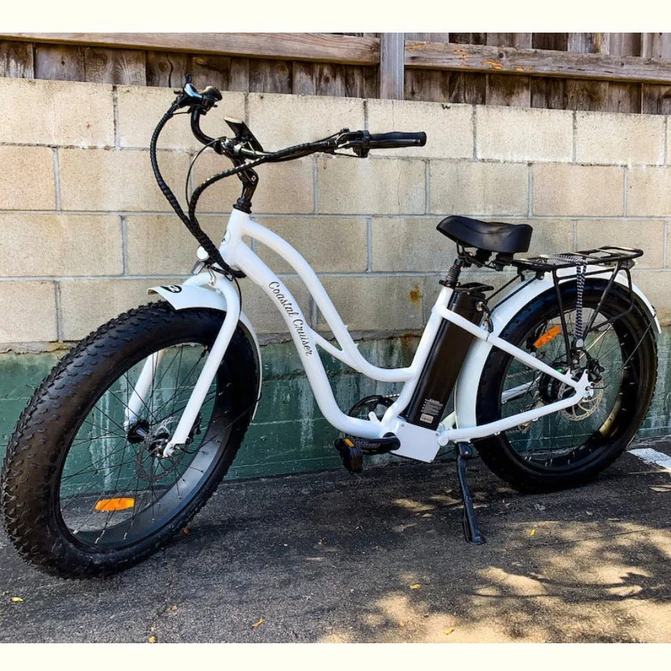 Coastal Cruiser| 750w Fat Tire Cruiser Step Thru 26x4 Electric Bike