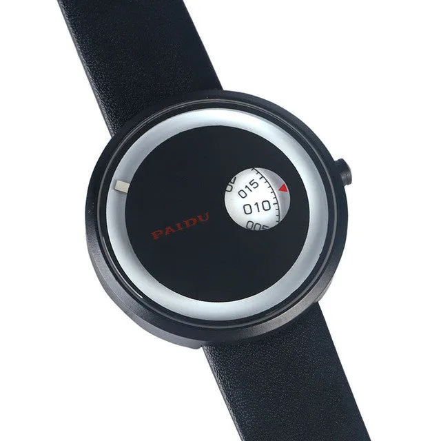 Cool Unique Wrist Watch PAIDU Brand Casual Watch Men Futurist Leather Band Watches Women Ladies Clock Relojes