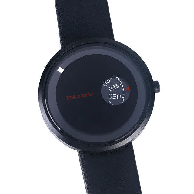 Cool Unique Wrist Watch PAIDU Brand Casual Watch Men Futurist Leather Band Watches Women Ladies Clock Relojes