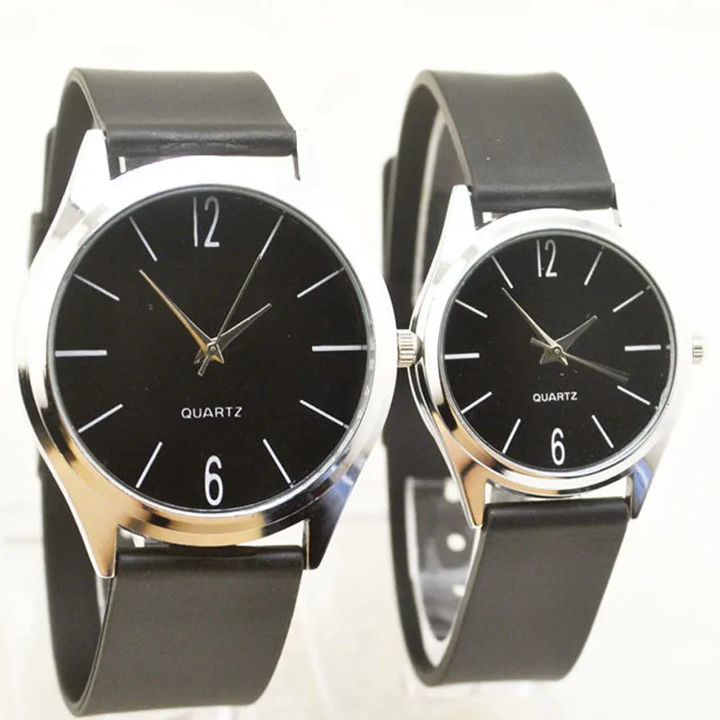 Diamond  ultra-thin couple watch