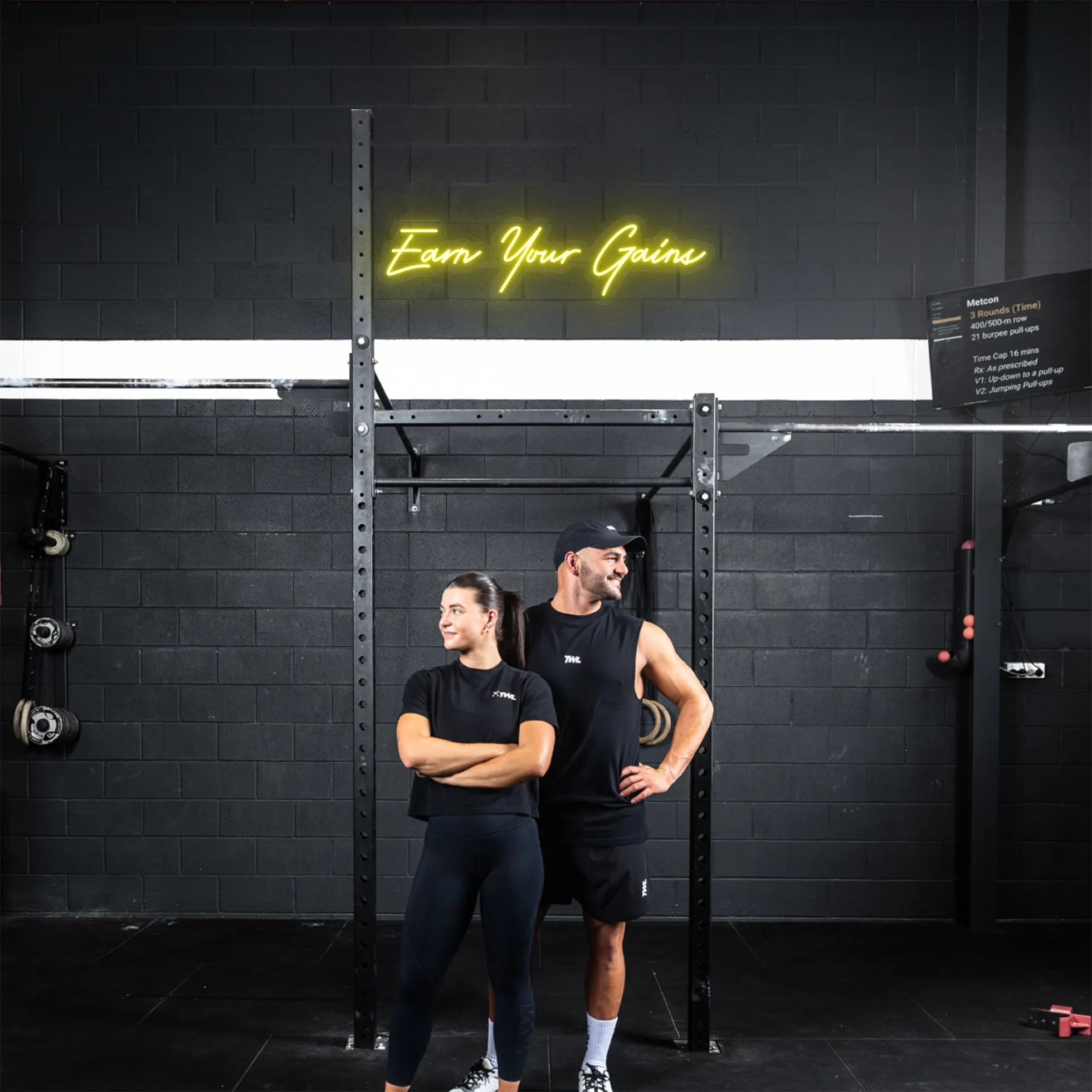 Earn Your Gains LED Neon Sign - MADE TO ORDER