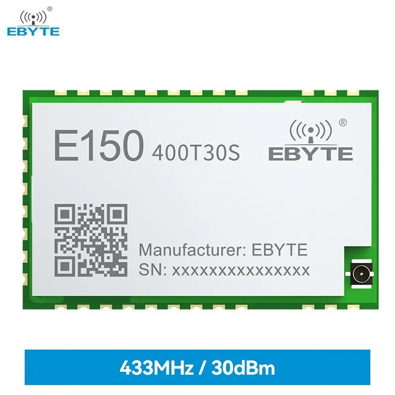 EBYTE E150-400T30S LoRa Module 410.125～493.125MHz 30dBm IPEX 10km Modbus RTU Build-in PA LNA 4 Input DI/Output DO UART Module