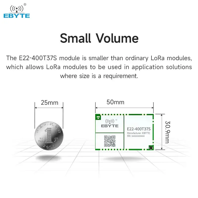 Ebyte E22-400T37S SX1262 433/470MHz 5W high power Relay networking LoRa wireless module