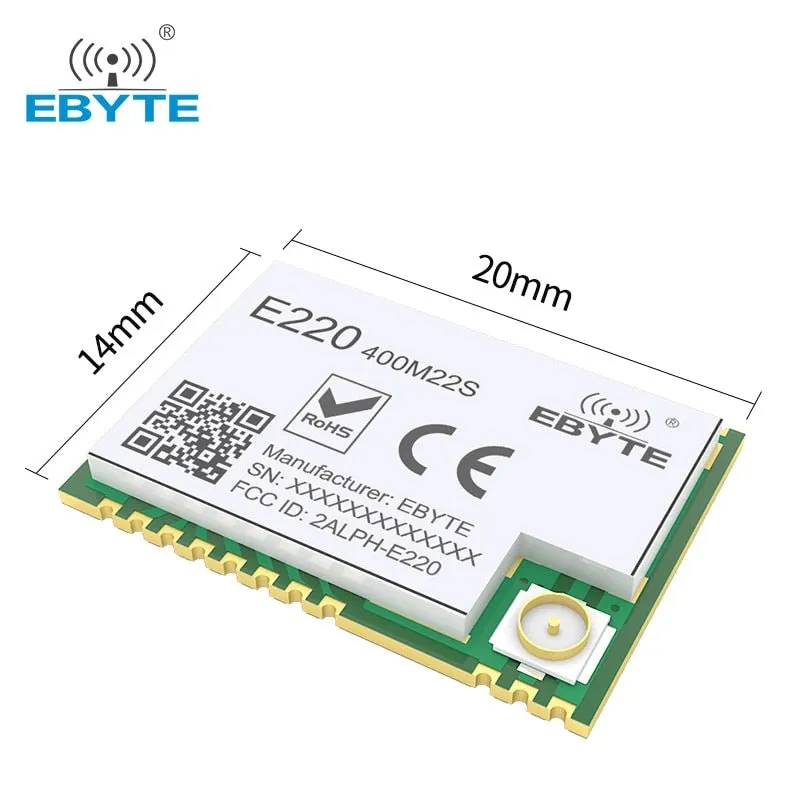 EBYTE E220-400M22S LLCC68 LoRa 433Mhz Wireless Module 470Mhz 22dBm 6km Long Range PA LNA RF Receiver Transmitter IPEX Antenna