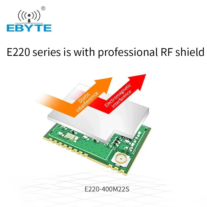 EBYTE E220-400M22S LLCC68 LoRa 433Mhz Wireless Module 470Mhz 22dBm 6km Long Range PA LNA RF Receiver Transmitter IPEX Antenna