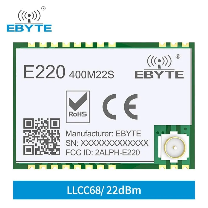 EBYTE E220-400M22S LLCC68 LoRa 433Mhz Wireless Module 470Mhz 22dBm 6km Long Range PA LNA RF Receiver Transmitter IPEX Antenna