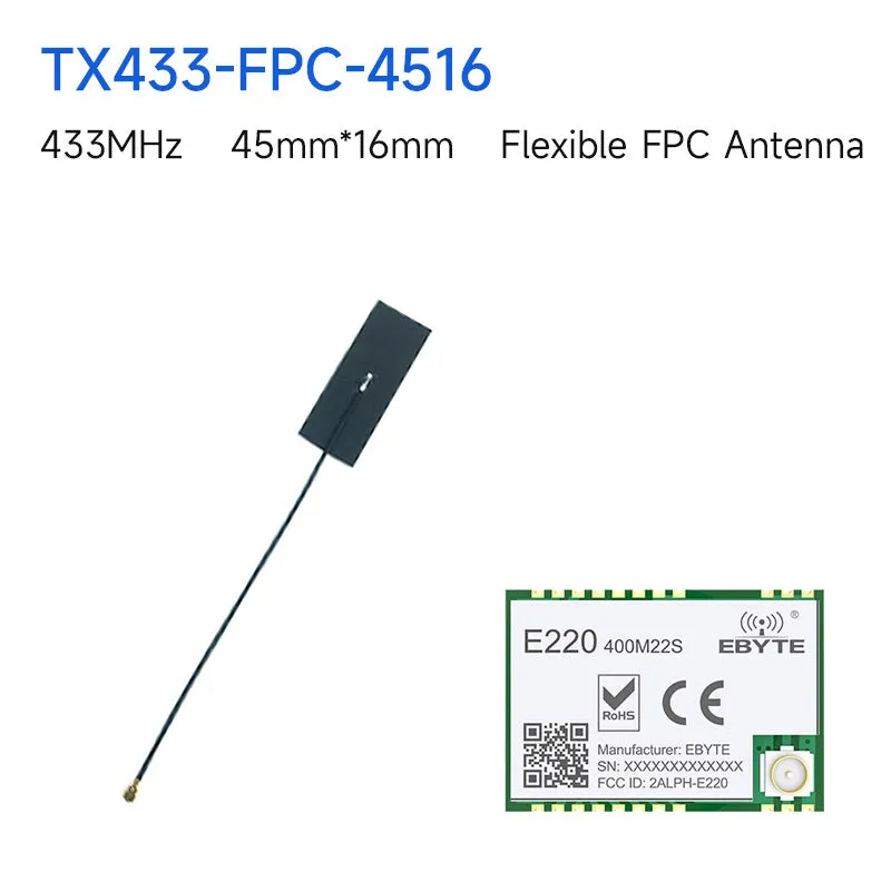 EBYTE E220-400M22S LLCC68 LoRa 433Mhz Wireless Module 470Mhz 22dBm 6km Long Range PA LNA RF Receiver Transmitter IPEX Antenna