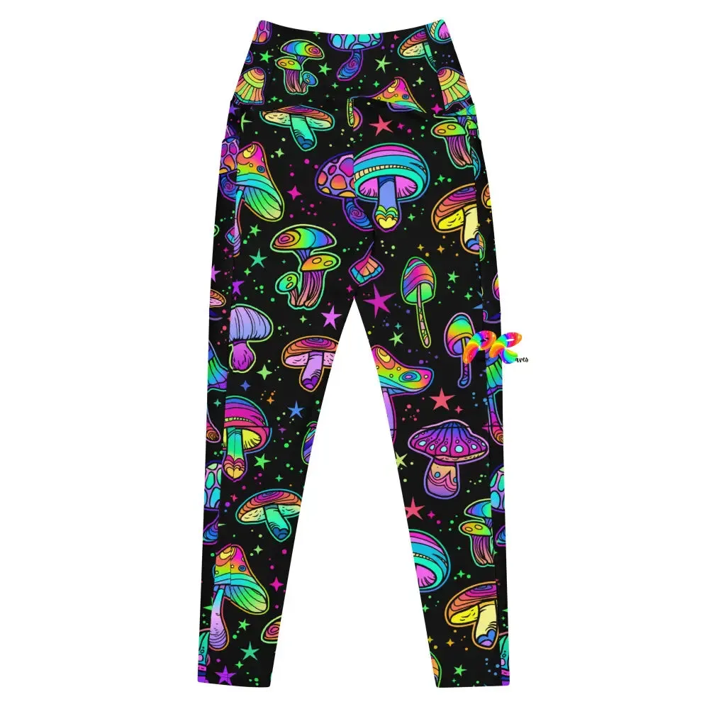 Fungi Dreamscape Rave Leggings