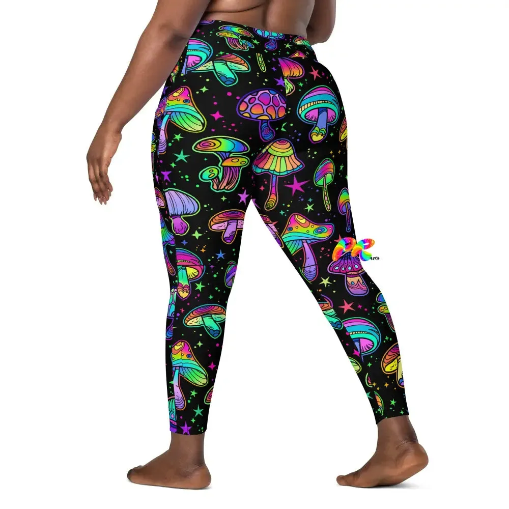 Fungi Dreamscape Rave Leggings