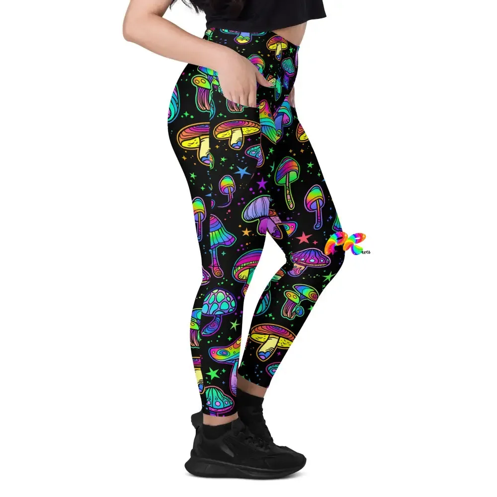 Fungi Dreamscape Rave Leggings