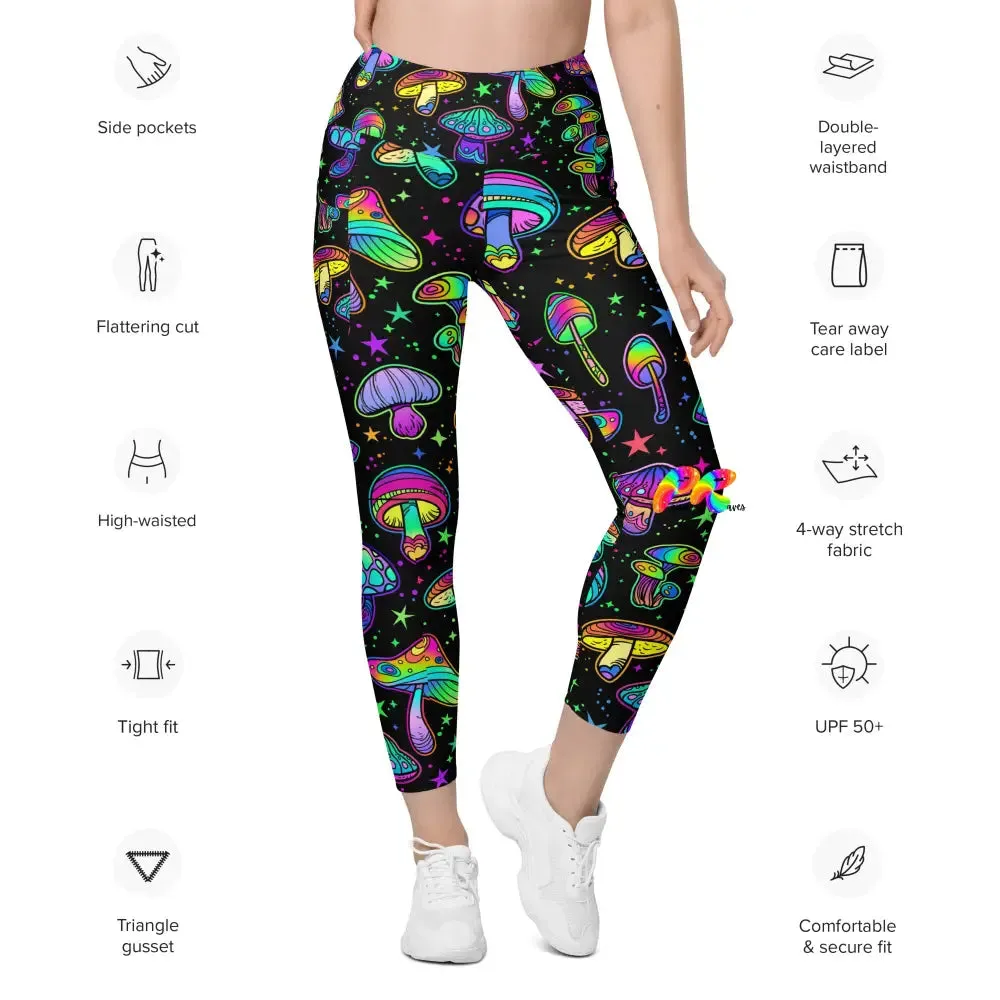 Fungi Dreamscape Rave Leggings