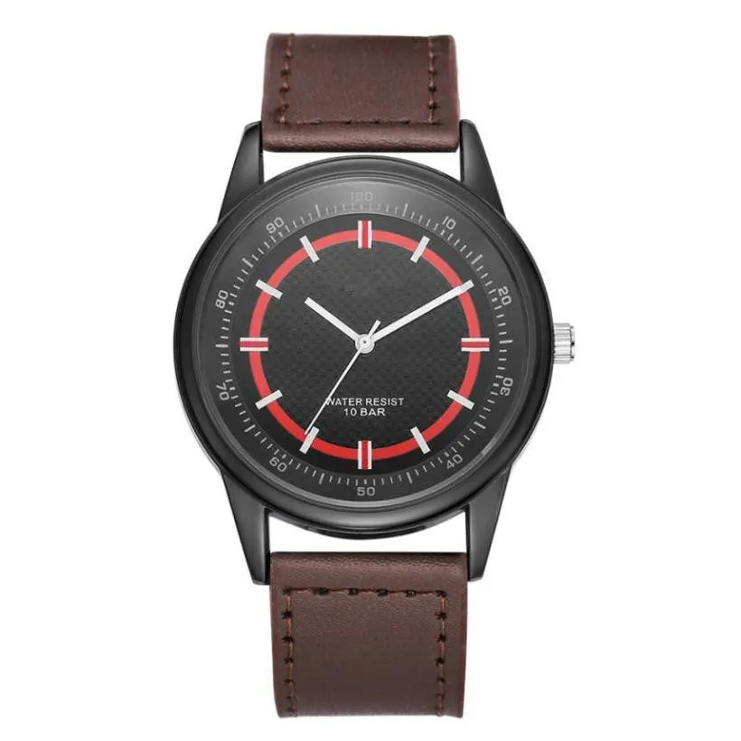 GAIETY Men Watch Leather Analog Quartz Watches