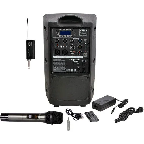 Galaxy Audio Traveler Quest TQ8X PA with GTU-H0P5B0 Wireless Mic System (B: 524.5 to 594.5 MHz)