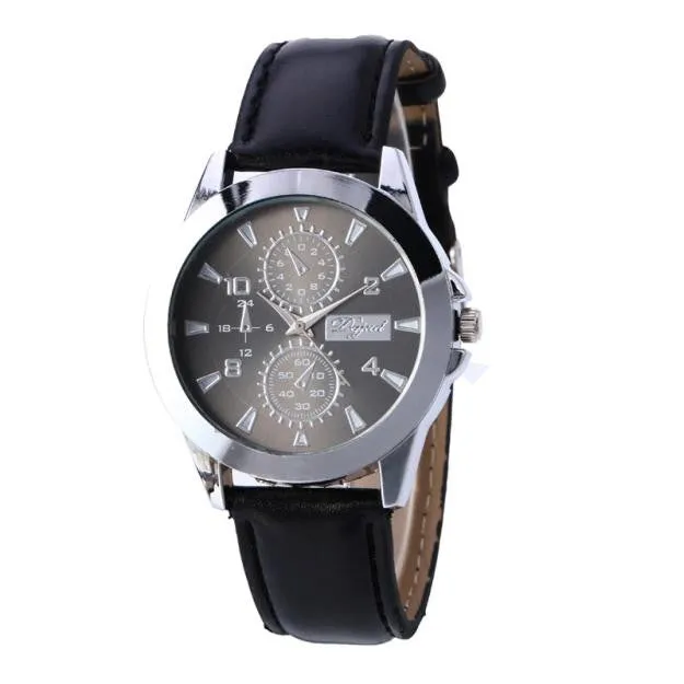 Hot Selling men's watch Three Areas Full Chronograph Quartz Watch Gift Feb 10