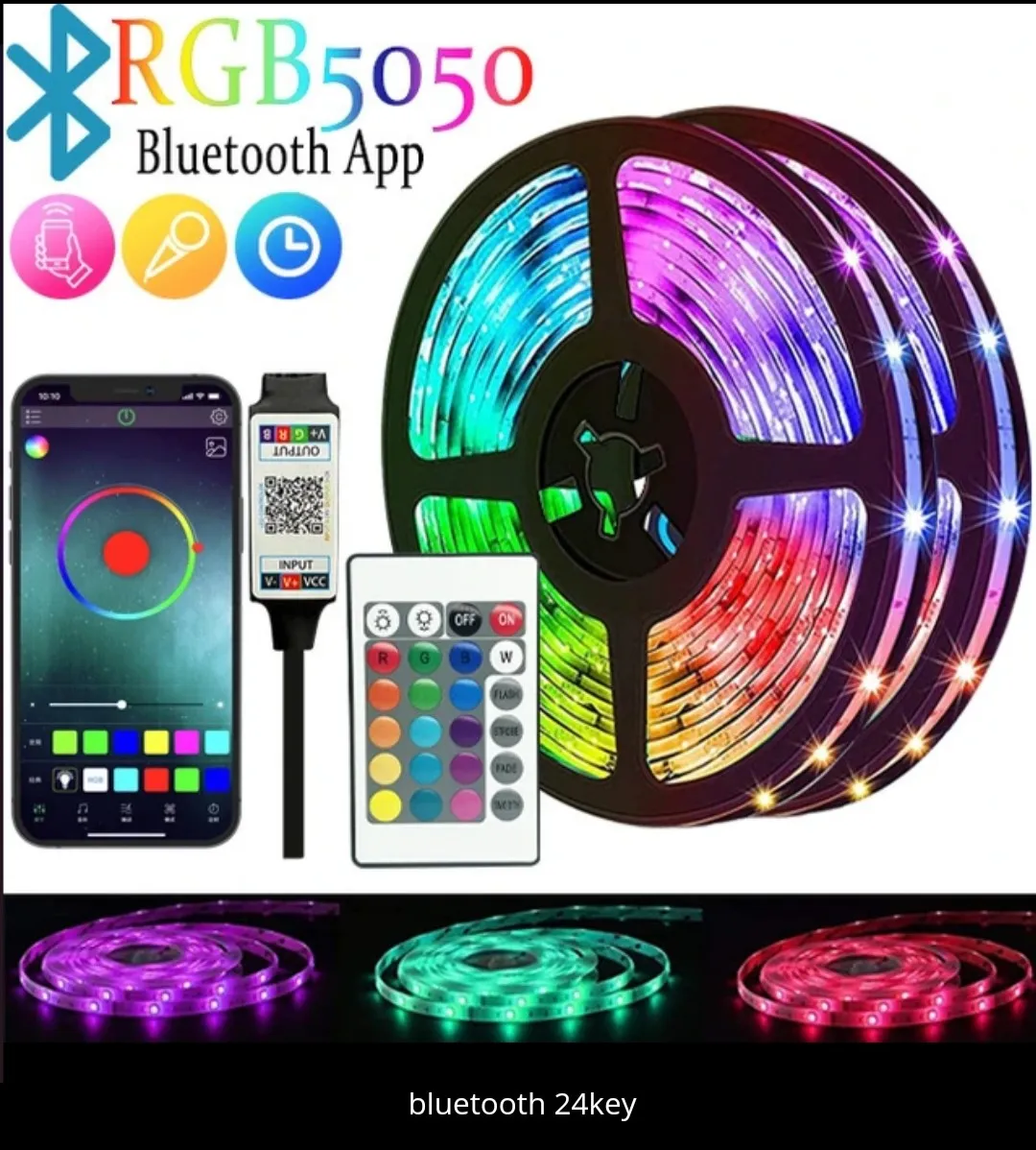 LED Strip Lights RGB 5050 ,5V 1M-30M,16 million colors