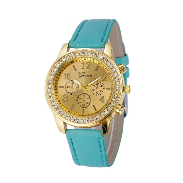 Luxury Brand Quartz Watch Faux Chronograph