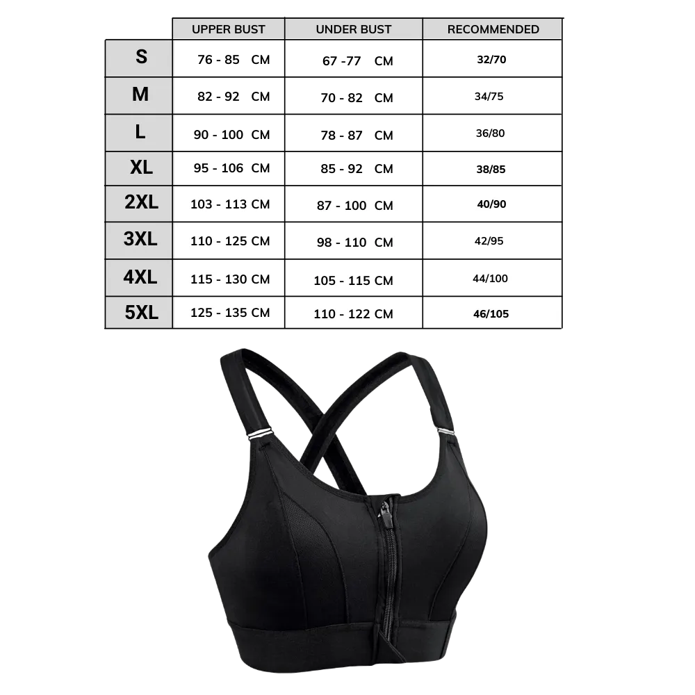 Maximum Support Racerback Sport Bra