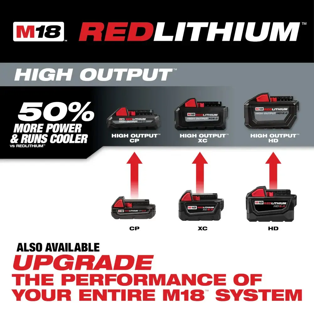 Milwaukee M18 REDLITHIUM XC5.0 Extended Capacity Battery Pack - 2 Pcs