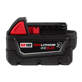 Open Box -  Milwaukee 48-11-1850R M18 18V REDLITHIUM XC5.0 Oil Resistant Battery