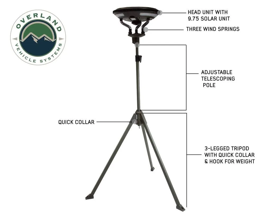 Overland Vehicle Systems Wild Land Camping Gear - UFO Solar Light  Pods & Speaker | Universal