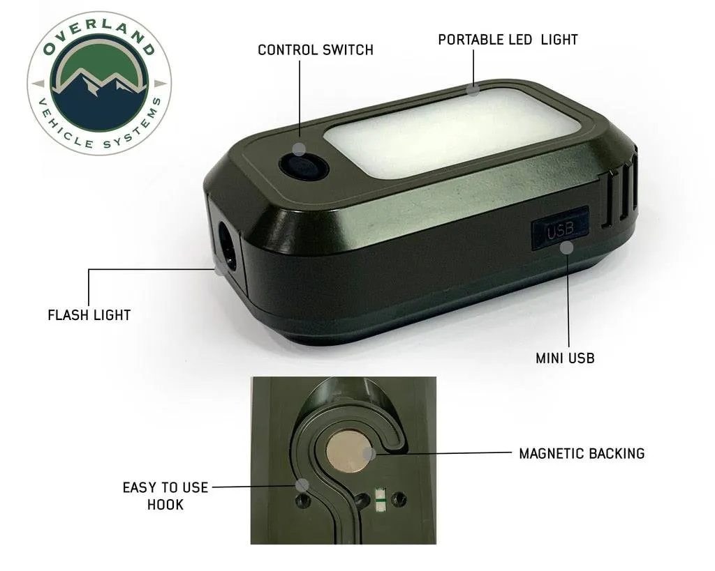 Overland Vehicle Systems Wild Land Camping Gear - UFO Solar Light  Pods & Speaker | Universal