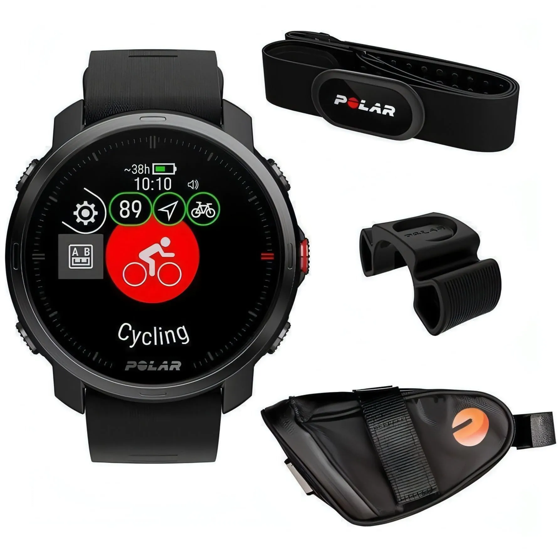 Polar Grit X HRM with GPS Cycling Bundle