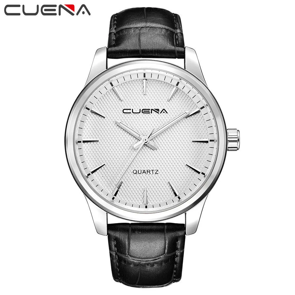 Quartz Fashion Faux Leather Wristwatches For Men