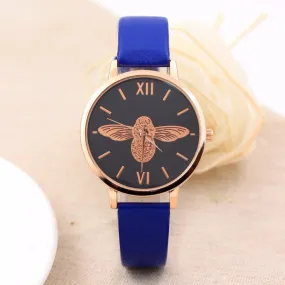 Quartz Round Dial Women Watches