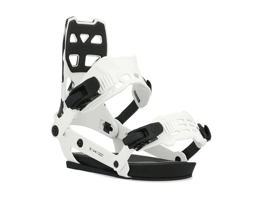 Ride 2024 A-8 Snowboard Bindings - White