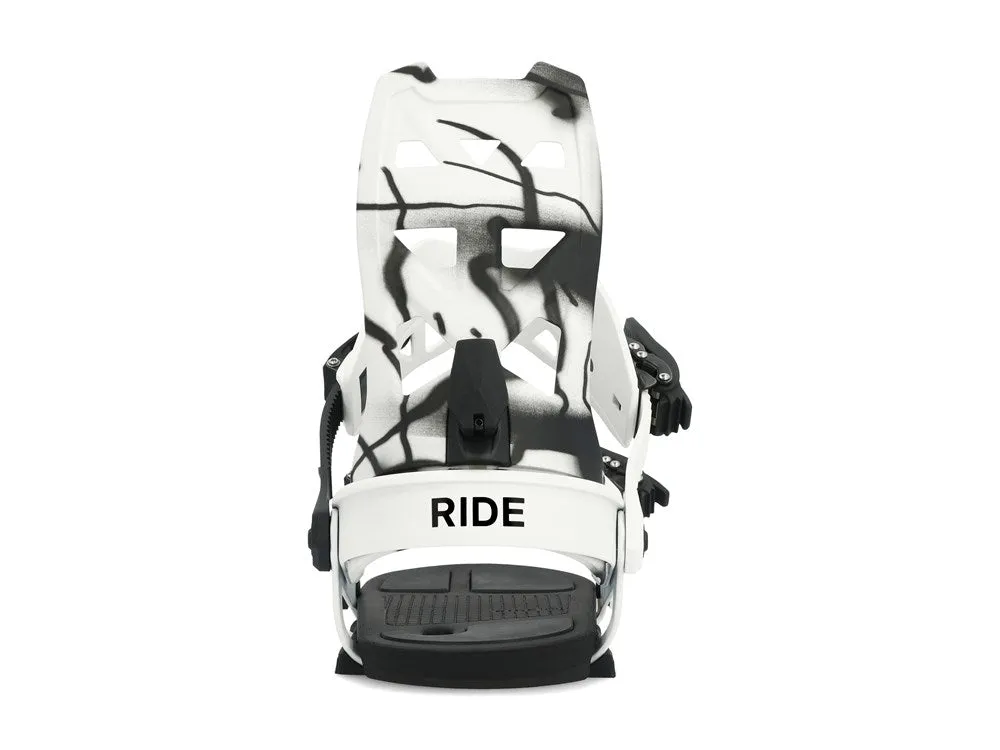 Ride 2024 A-8 Snowboard Bindings - White