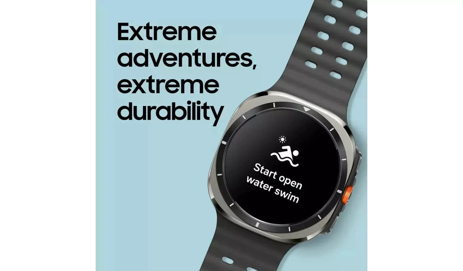 Samsung Galaxy Watch Ultra - Smartwatch in Grey & Orange