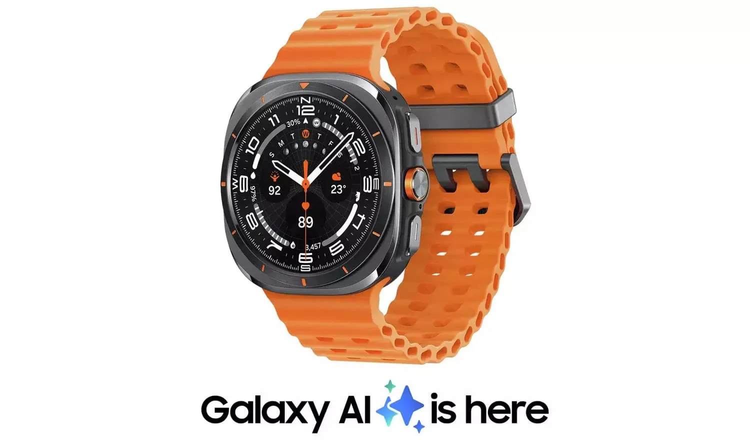 Samsung Galaxy Watch Ultra - Smartwatch in Grey & Orange