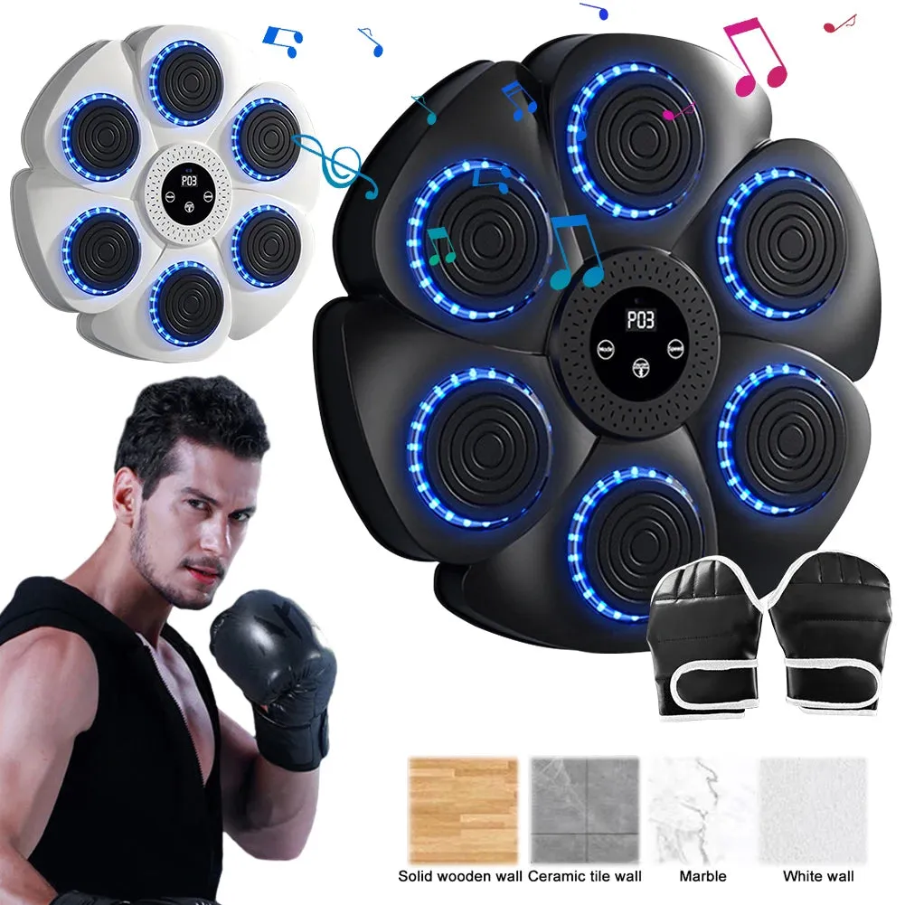 Smart Bluetooth Music Boxing Machine Musical Wall Boxing Machine Wall Target Hanging Sandbag Reaction Training Punching Bag