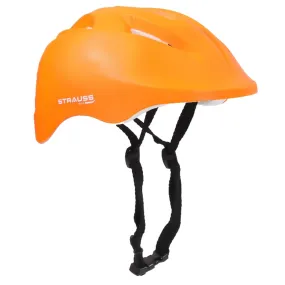 Strauss GlideX Cycling Helmet | Light Weight with Superior Ventilation | Mountain, Road Bike & Skating Helmet with Premium EPS Foam Lining | Ideal for Adults and Kids,(Orange)