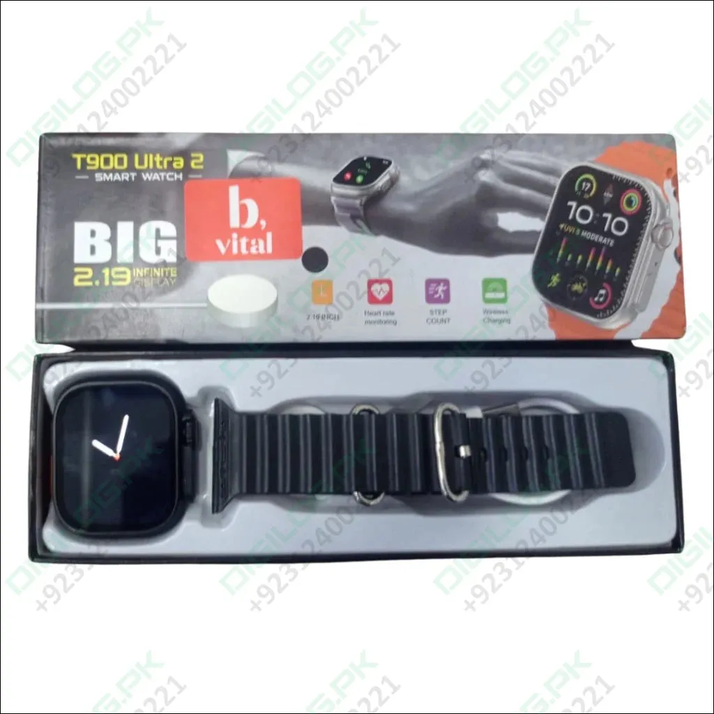 T900 Ultra 2 smart watch with 2.19 big display Vital b