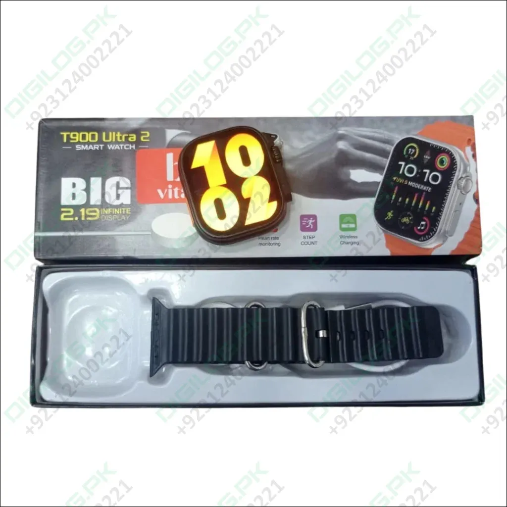 T900 Ultra 2 smart watch with 2.19 big display Vital b