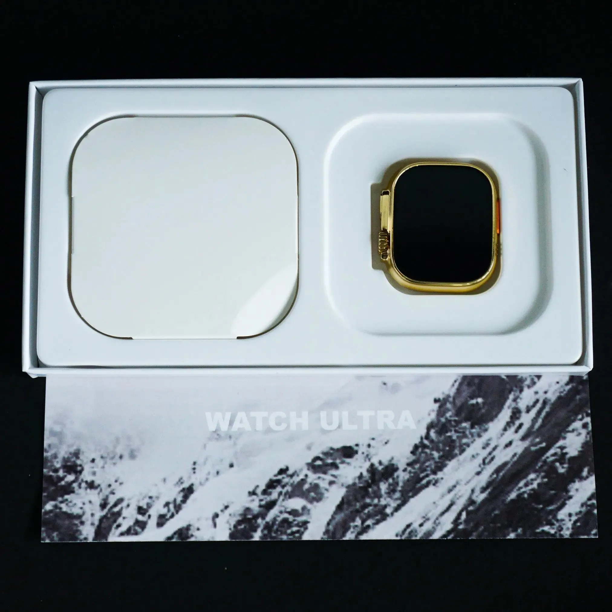 UniWatch 8 Ultra 24K Gold Edition - On/Off Apple Logo Dubai Quality Smartwatch (49mm, GPS   Cellular, Water Resistant, Always on Display) 1-Year Warranty