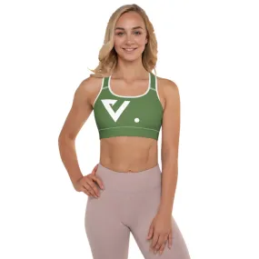 'VictoryPaddedSportsBra' Olive - Victory Collection