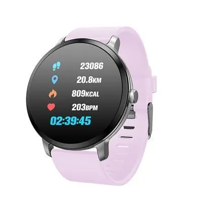 Water-Resistant Smartwatch With Heart Rate Blood Pressure Monitor For Men/Women